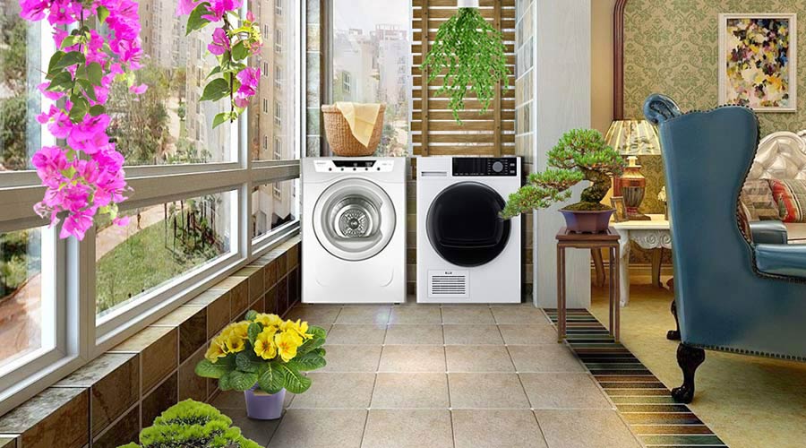 家居陽(yáng)臺晾曬衣物不干怎么辦，衣物烘干機來(lái)解決！