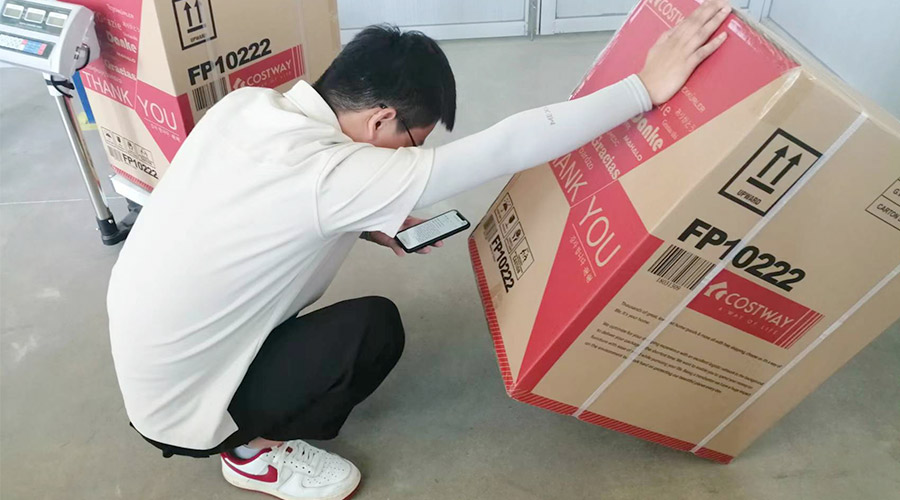 實(shí)況直擊！客戶(hù)北美COSTWAY開(kāi)展衣物烘干機驗貨